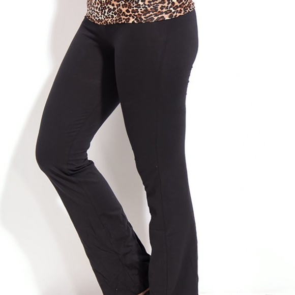 foldover waist yoga pants